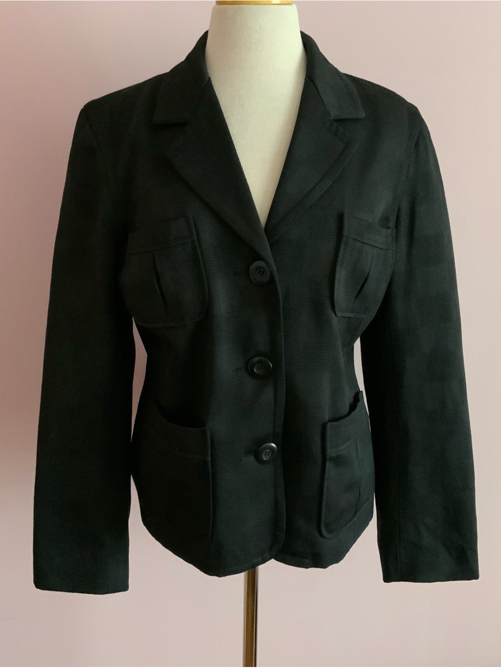 Classic Black Women's Tailored Jacket
